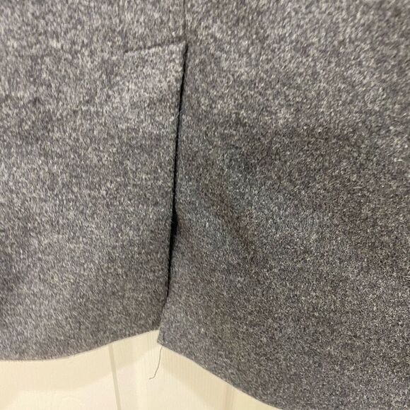 Madewell grey button front peacoat, size x small - Picture 13 of 16